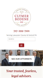 Mobile Screenshot of clymerlaw.com